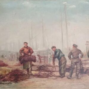 Obraz olejny na płótnie "La Porte Normande", Gustaw de Breansky, 1896 r. - wkrótce dostępny w sprzedaży