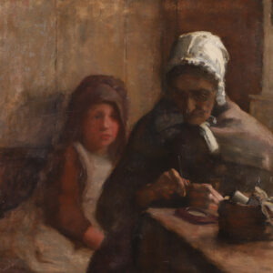 Frederick H.A. Parker, obraz olejny na płótnie, 65x80, XIX w., sygnatura, antyk - wkrótce dostępny w sprzedaży