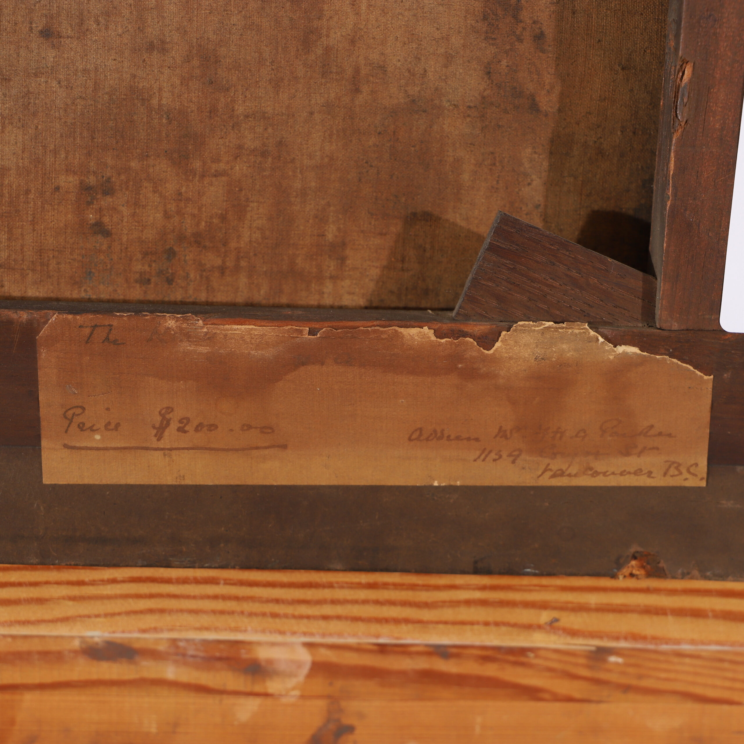 Frederick H.A. Parker, obraz olejny na płótnie, 65x80, XIX w., sygnatura, antyk - wkrótce dostępny w sprzedaży - obrazek 6