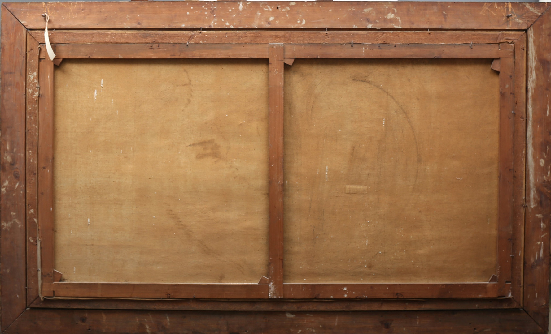 Marian Vayreda (1853-1903), "Pejzaż wiejski", XIX w. ogromny obraz olejny na płótnie, 180x80 cm - wkrótce dostępny w sprzedaży - obrazek 4