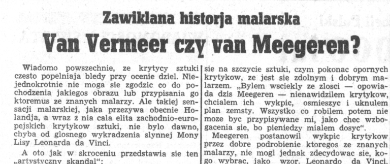 Fałszerstwo, które prowadziło na stryczek