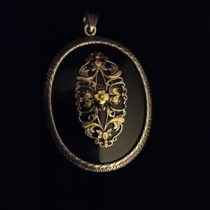 Medalion, sekretnik, złoto, srebro, XIX w., Włochy - wkrótce dostępny w sprzedaży
