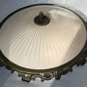 Lampa sufitowa, plafon art deco pałacowy, średnica 60 cm, wys. 20 cm