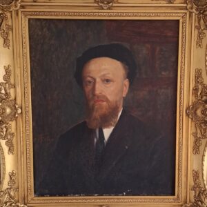 Auguste Félix,  "Portret własny" obraz olejny na płótnie, 54 x 64 cm [rama], sygnowany l./d.; wkrótce dostępny w sprzedaży