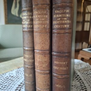Herbert Cescinsky, English Furniture of the Eighteenth Century, t. 1-3, wyd. 1909-1911 - wkrótce dostępne w sprzedaży
