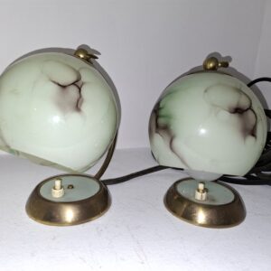 Dwie lampki nocne, kinkiety art deco, lata 30-te XX w.