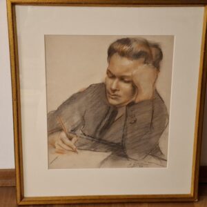 NN, Pastel, oprawiony, 54,5 x 60 cm [rama] 40 x 35,5 cm [pastel], sygnowany l./d. - wkrótce dostępny w sprzedaży