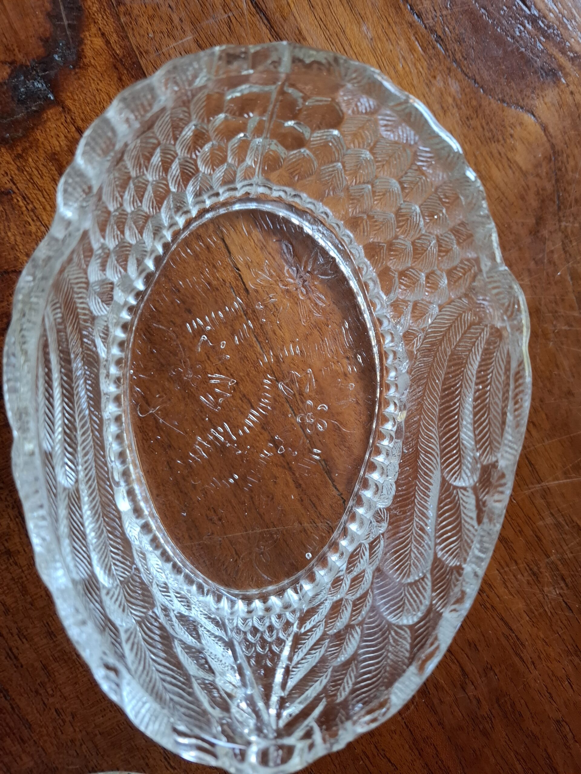 Kryształowy łabędź bomboniera, cukiernia Portieux Vallerysthal, Francja XX w. - wkrótce dostępny w sprzedaży - obrazek 7