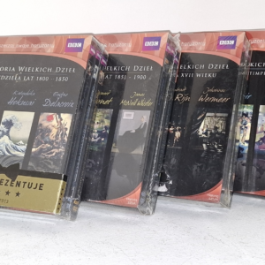 DVD Historia Wielkich Dziel 4 komplety - 12 sztuk - wkrótce dostępne w sprzedaży