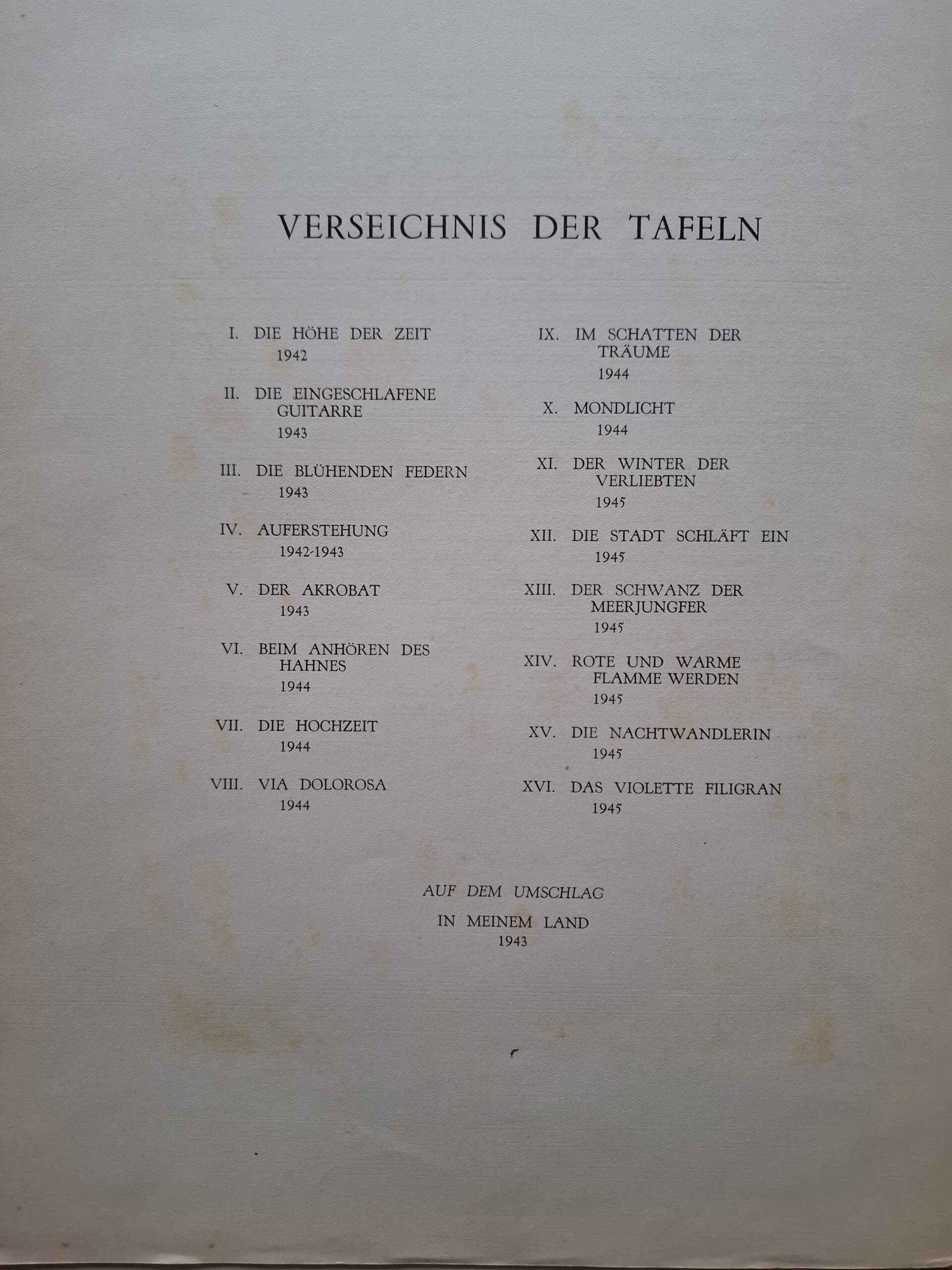 Marc Chagall, 16 litografii obrazów z lat 1942-1945 - obrazek 16