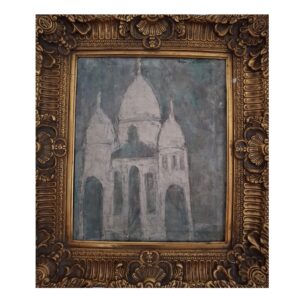 Nathan Wasserberger [1928 – 2012] "Bazylika Sacré-Cœur" wym. 85x74 cm [rama], 50x61 cm [płótno], sygnowany p./g. - wkrótce dostępny w sprzedaży