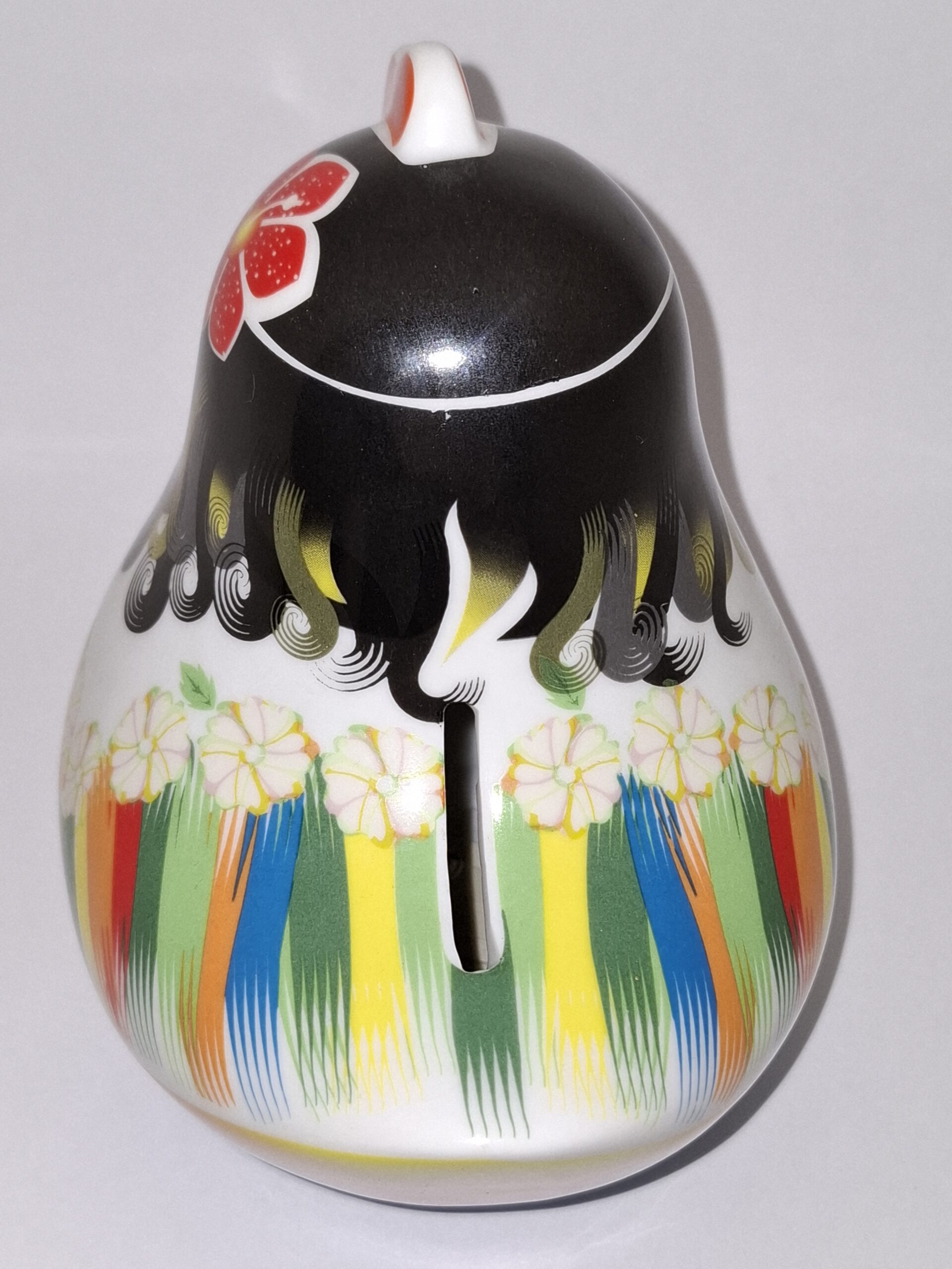 Ceramiczna kurka-skarbonka, piggy bank, lata 60-te XX w. - wkrótce dostępny w sprzedaży - obrazek 11