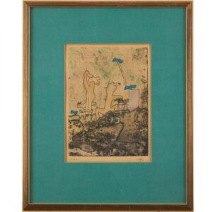 Roberto Matta, akwatinta, motyw figuralny  19/100, 58 x 46 cm [rama], obraz 30 x 21 cm [obraz], podpisany l./d. - wkrótce dostępny w sprzedaży